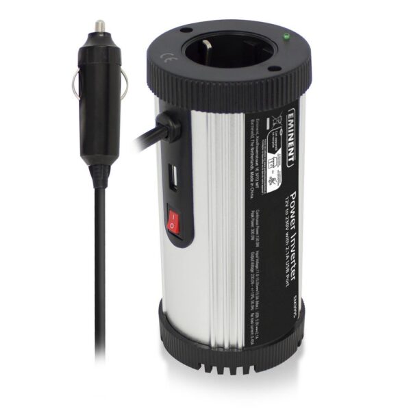Eminent EM3995 | Auto Omvormer Met USB-A | 150 Watt