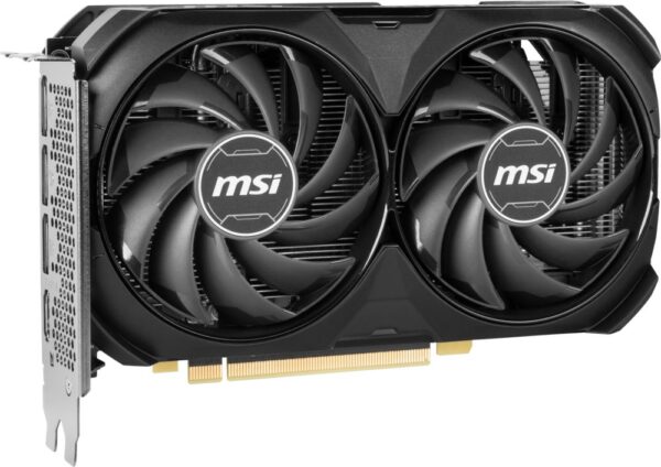 MSI GeForce RTX 4060 Ti VENTUS 2X BLACK OC | 8GB GDDR6 VRAM | Videokaart | GPU | Nvidia