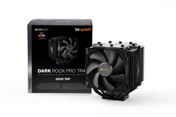 be quiet! Dark Rock Pro TR4 | 250W TDP | 162mm Hoogte | 135mm Fans | CPU Luchtkoeler