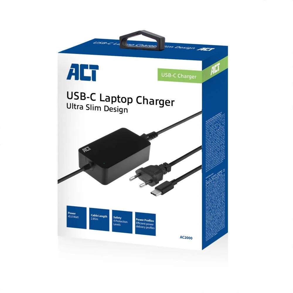 ACT AC2000 | Netvoeding | Binnengebruik | 45 W | Zwart - Image 3
