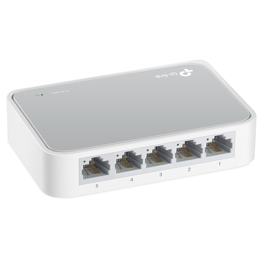 TP-Link TL-SF1005D | Unmanaged Switch | 5-poorts Fast Ethernet (10/100 Mbps) | Wit