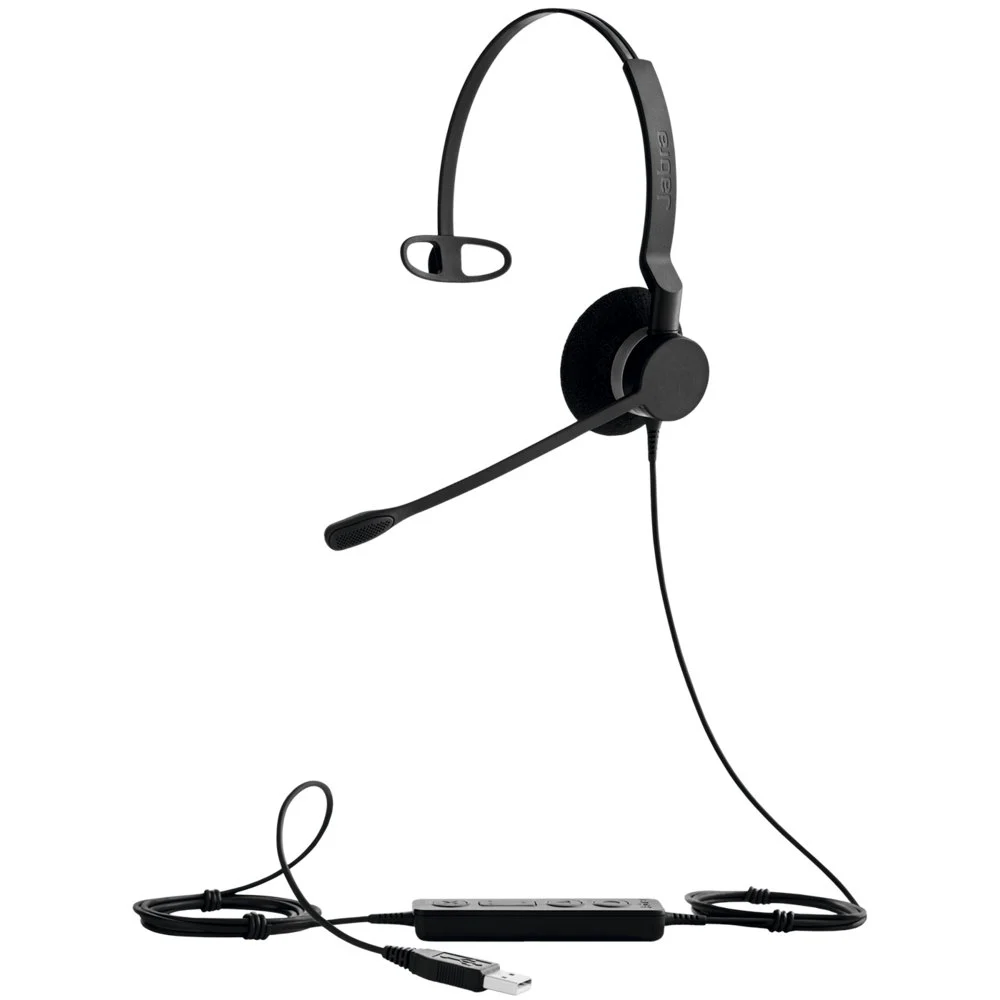 Jabra BIZ 2300 | Bedrade On-ear Headset USB-A | Microsoft Lync Mono | Zwart - Image 5