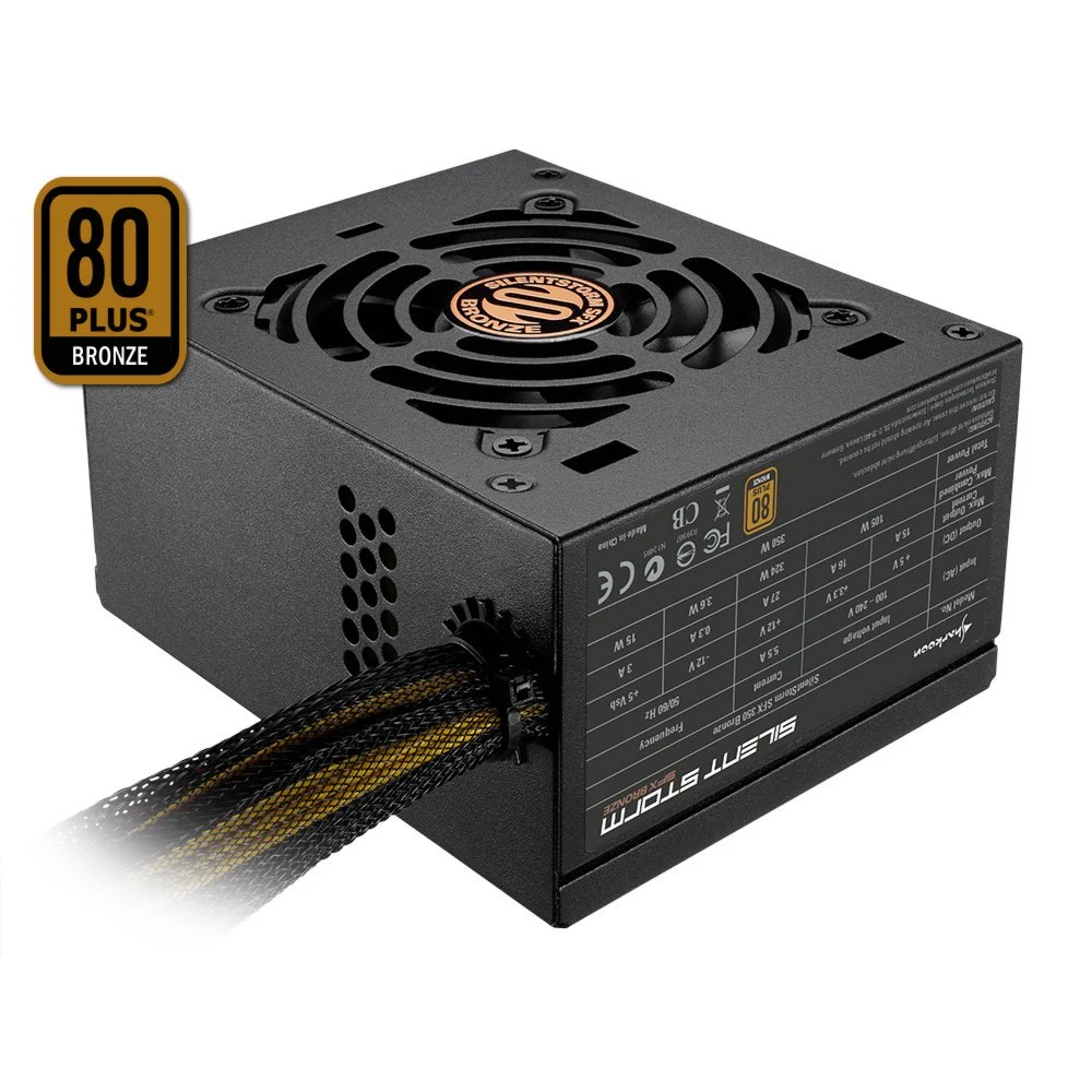 Sharkoon SilentStorm SFX Bronze | 450 Watt Bronze ATX PSU | Power Supply | Voeding - Image 3