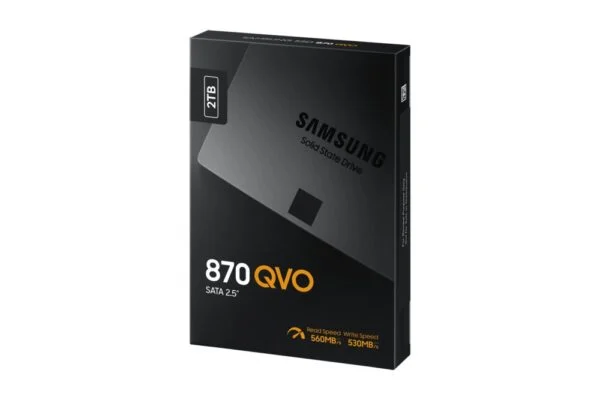 Samsung 870 QVO | 2TB SATA SSD | 2.5" | 560 MB/s Lezen | 530 MB/s Schrijven