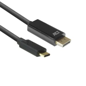 ACT AC7325 | USB-C naar DisplayPort Kabel | 2 m | Zwart