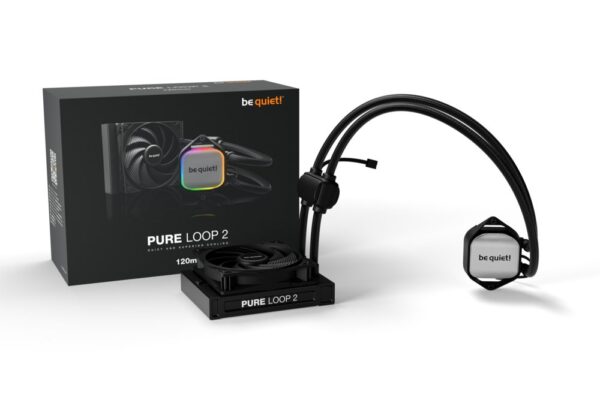 be quiet! PURE LOOP 2 120mm | All-in-One CPU Waterkoeler | Zwart
