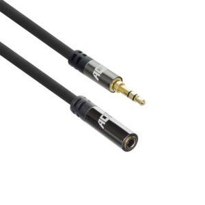 ACT AC3617 | 3.5mm Audiokabel | 5 Meter | Stereo Jack naar Jack | Zwart