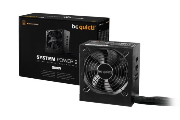 be quiet! System Power 9 500W CM | 500 Watt Bronze ATX PSU | Deels Modulair | Power Supply | Voeding