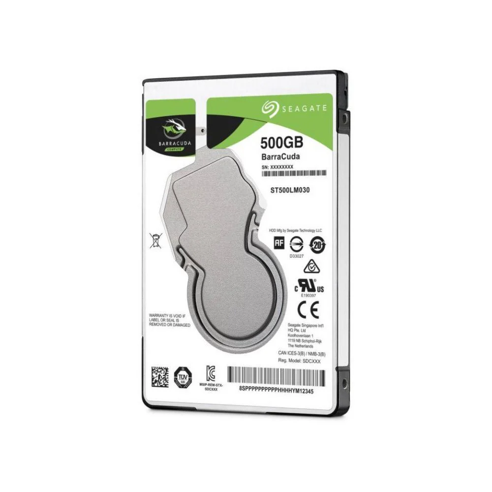 Seagate Barracuda HDD 2.5" | 500GB SATA III | 5400RPM