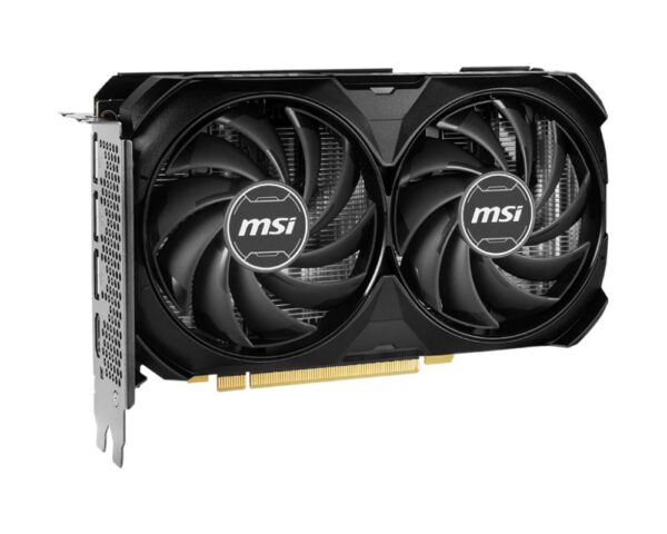MSI GeForce RTX 4060 TI VENTUS 2X BLACK OC | 16GB GDDR6 VRAM | Videokaart | GPU | Nvidia